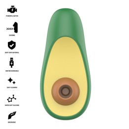 Waki Avocado Klitoralsaugsstimulator von Intense Fun Toys
