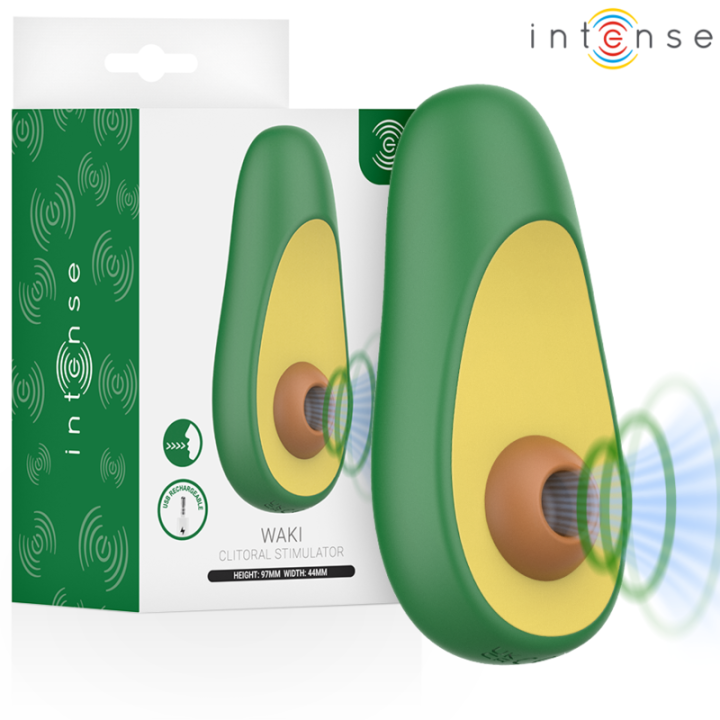 Waki Avocado Klitoralsaugsstimulator von Intense Fun Toys