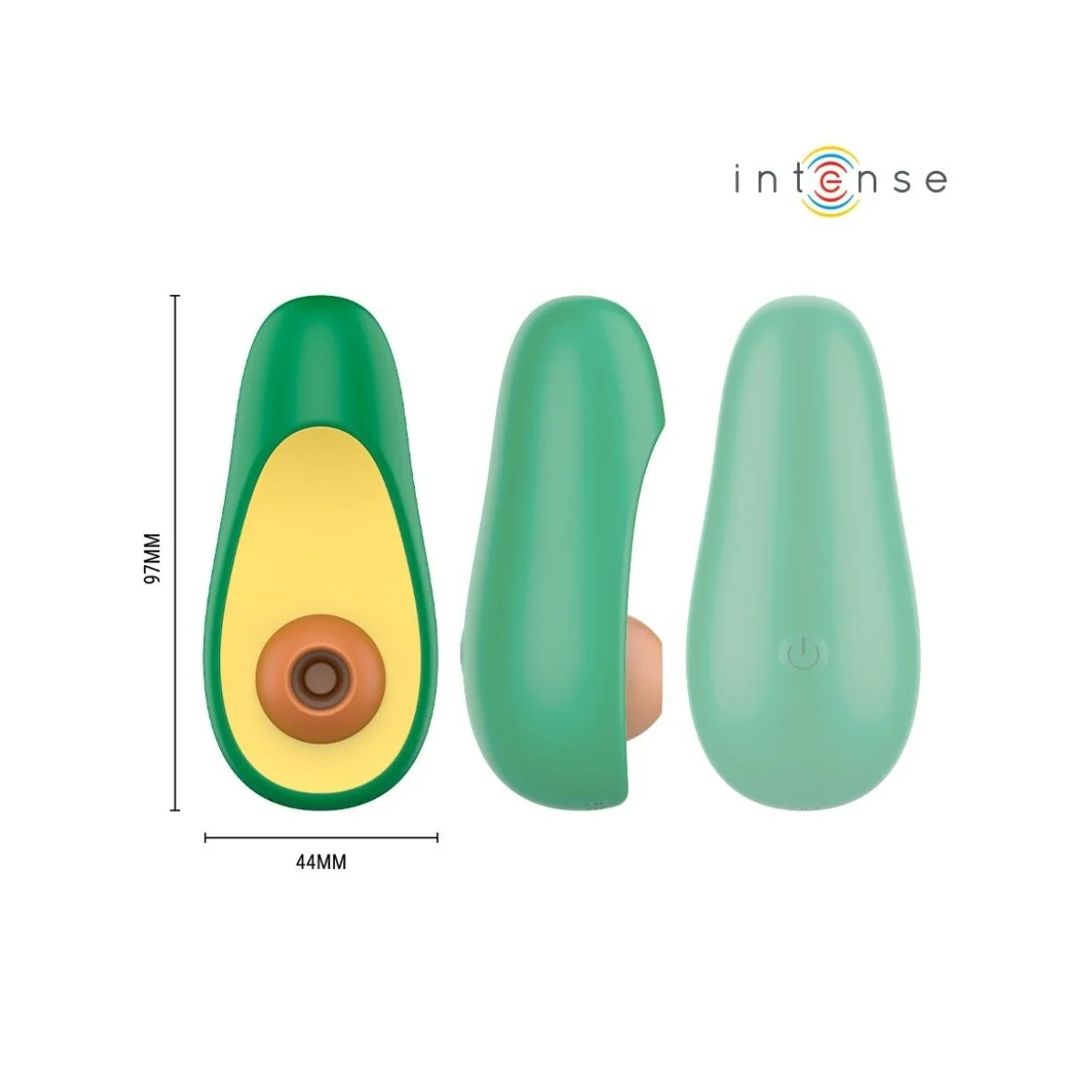Waki Avocado Klitoralsaugsstimulator von Intense Fun Toys