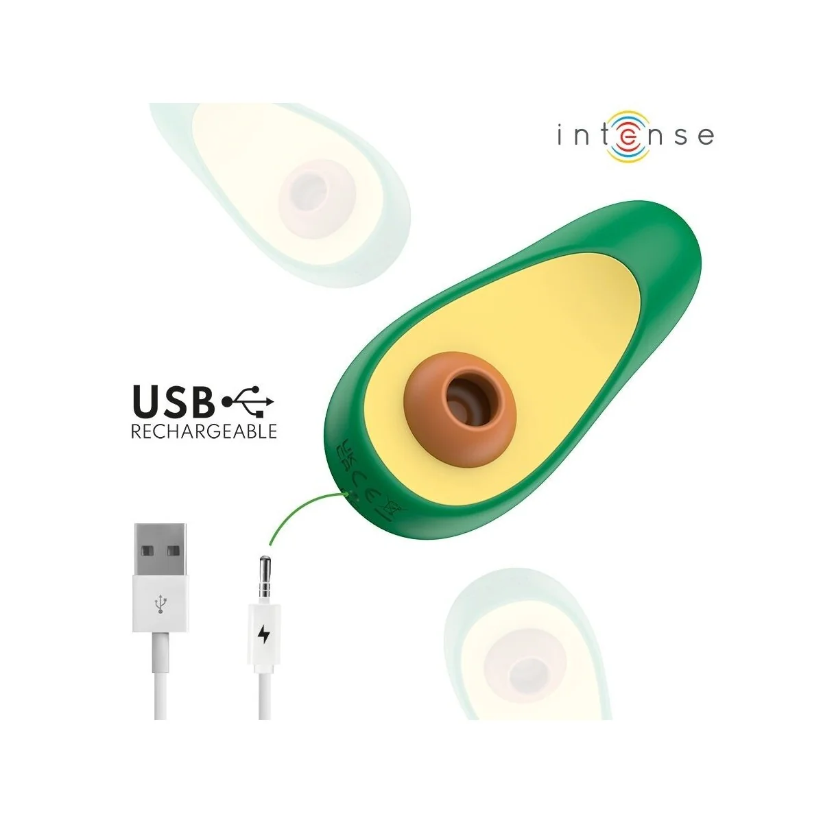 Waki Avocado Klitoralsaugsstimulator von Intense Fun Toys