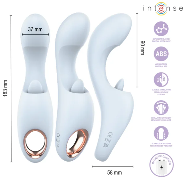 Anya Multifunktions-Vibrations- und Bewegungsstimulator von Intense High Tech