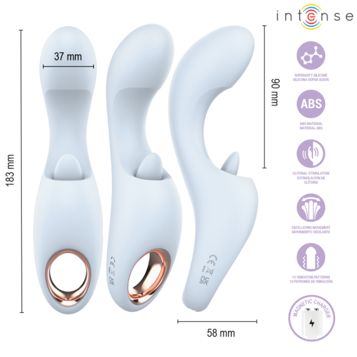 Anya Multifunktions-Vibrations- und Bewegungsstimulator von Intense High Tech