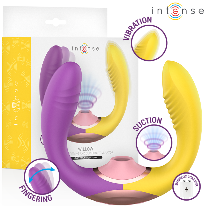 Willow 3-In-1 Saug- und Vibrationsstimulator von Intense High Tech
