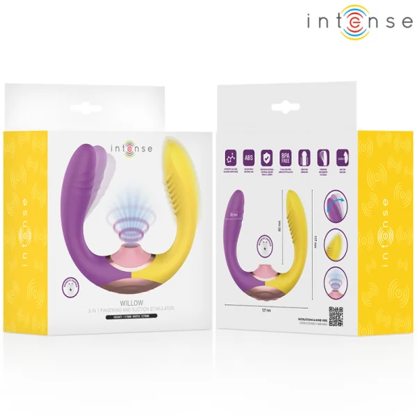 Willow 3-In-1 Saug- und Vibrationsstimulator von Intense High Tech