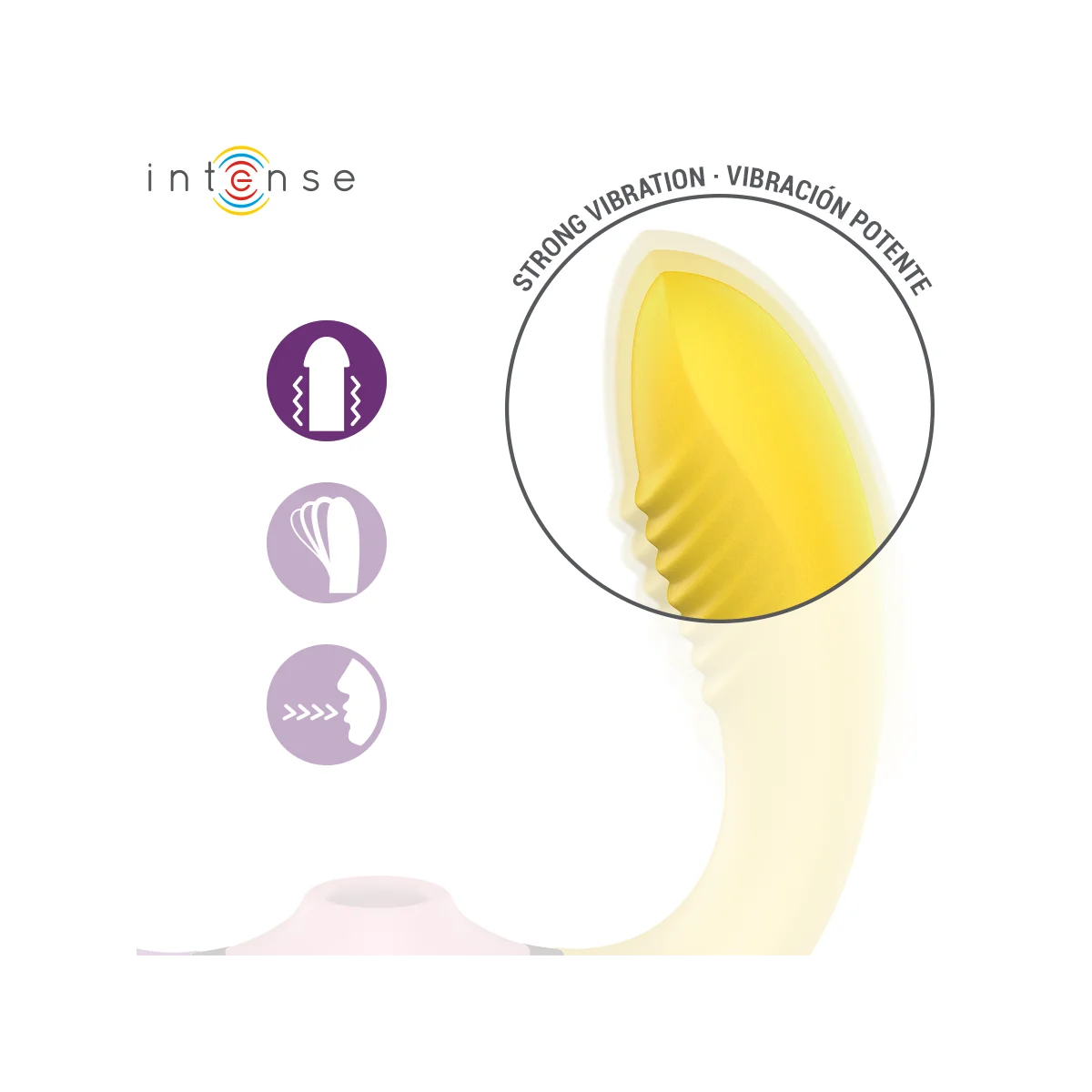 Willow 3-In-1 Saug- und Vibrationsstimulator von Intense High Tech