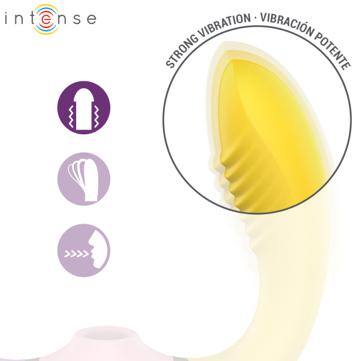 Willow 3-In-1 Saug- und Vibrationsstimulator von Intense High Tech