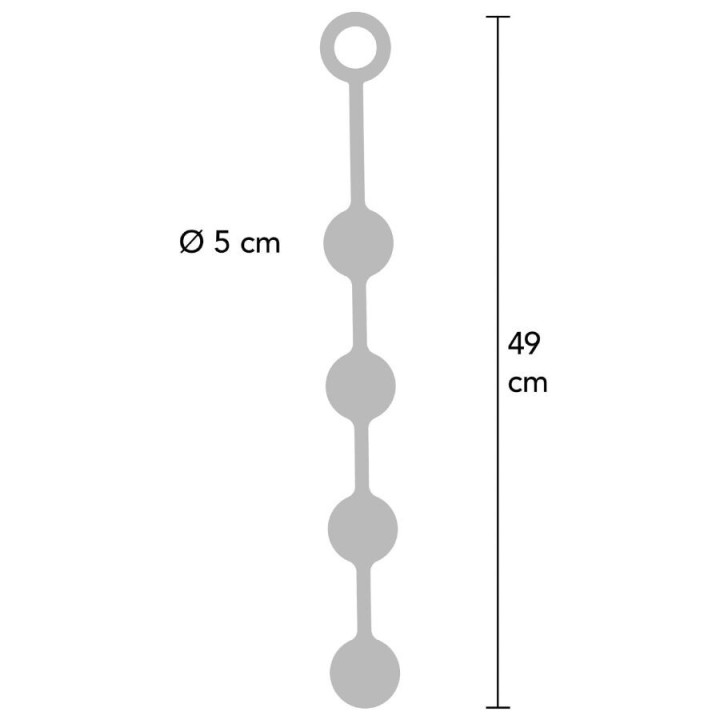 Extreme Schwere Anal-Kugeln Xl von Hidden Desire