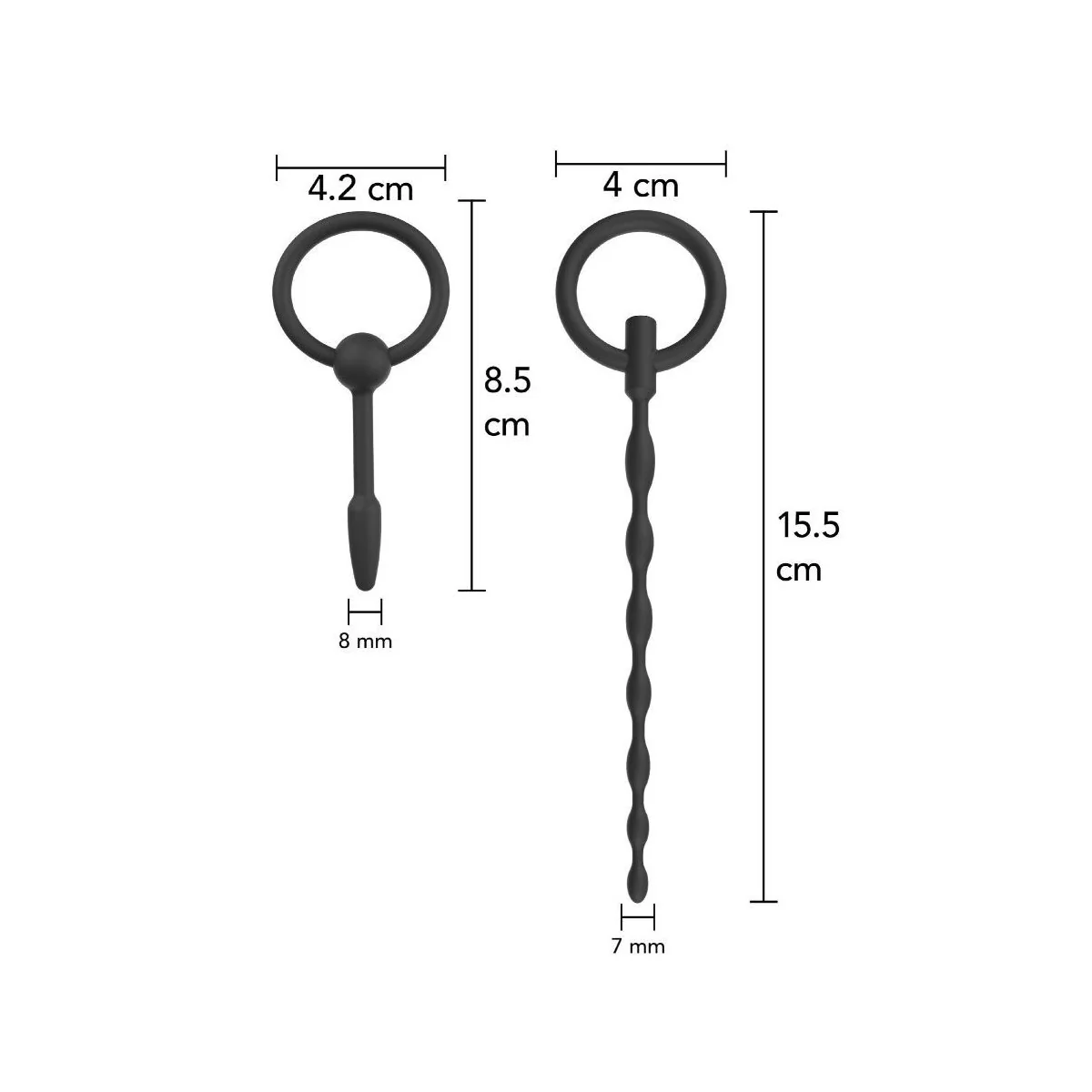 Extreme Starter Set Harnröhrenplugs 2 Stück von Hidden Desire