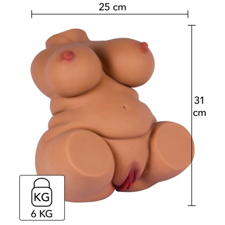 Fat Fuck Queen Torso Masturbator Weiblich 6 Kg von Hidden Desire