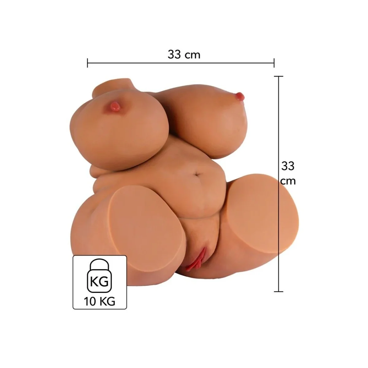 Big Fat Banging Babe Torso Masturbator Weiblich 10 Kg von Hidden Desire