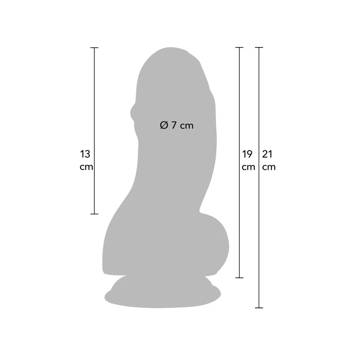 Inferno Fat Boys Dildo 19 cm von Hidden Desire