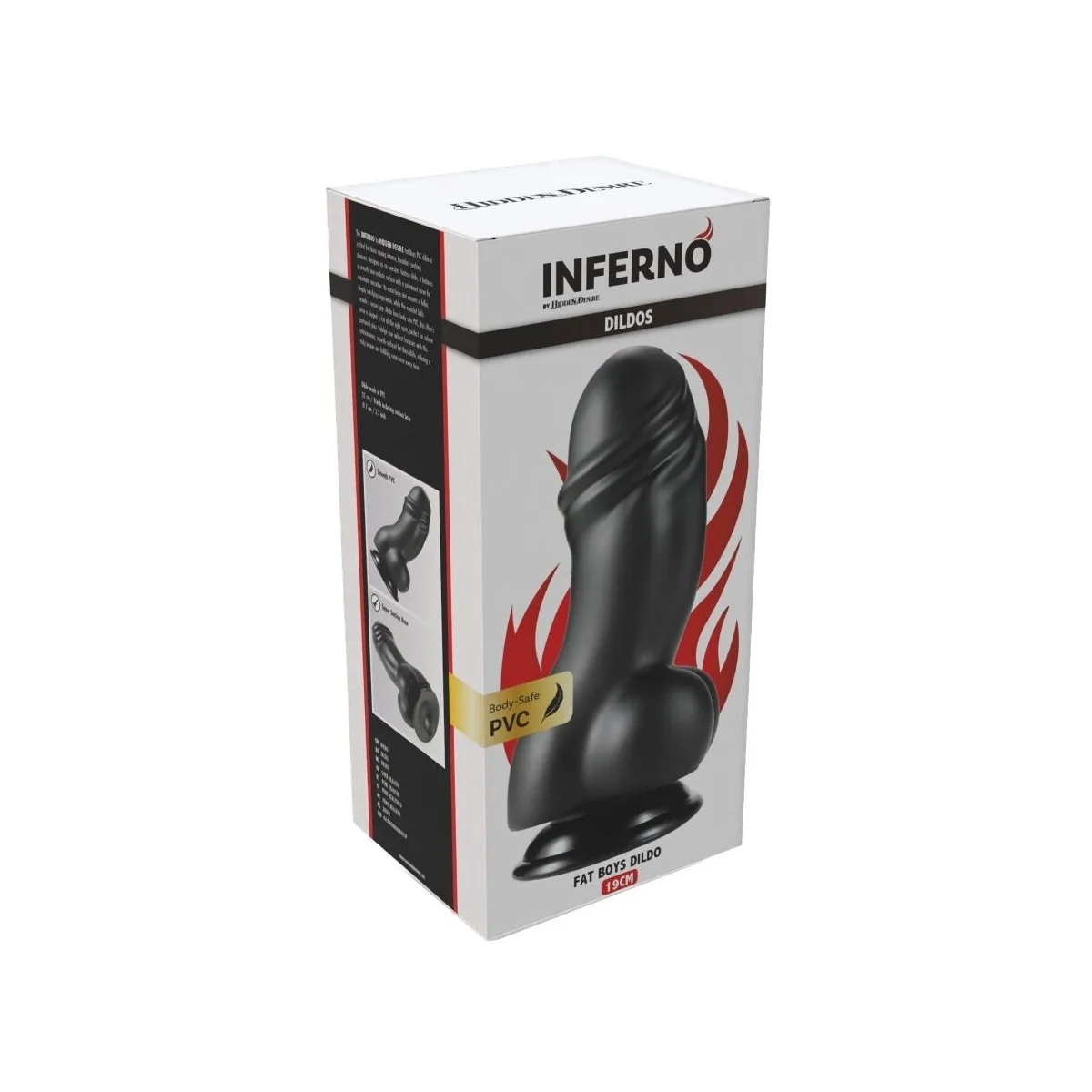 Inferno Fat Boys Dildo 19 cm von Hidden Desire