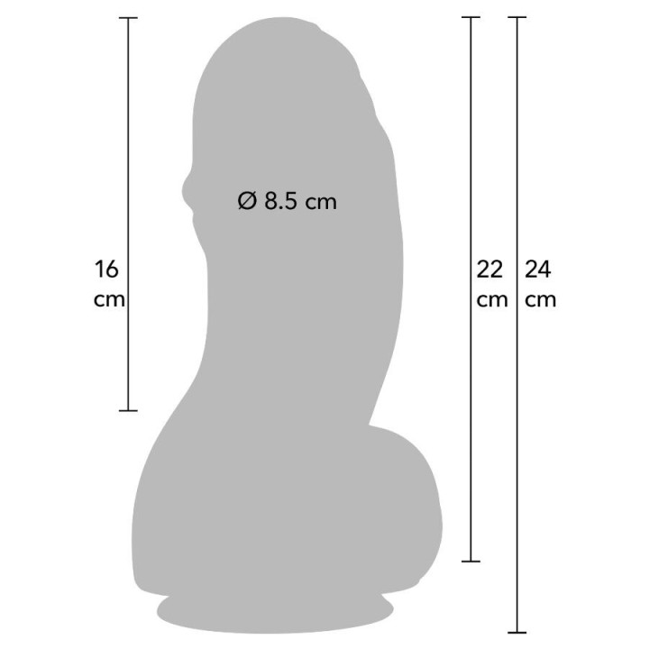 Inferno Fat Boys Dildo 22 cm von Hidden Desire