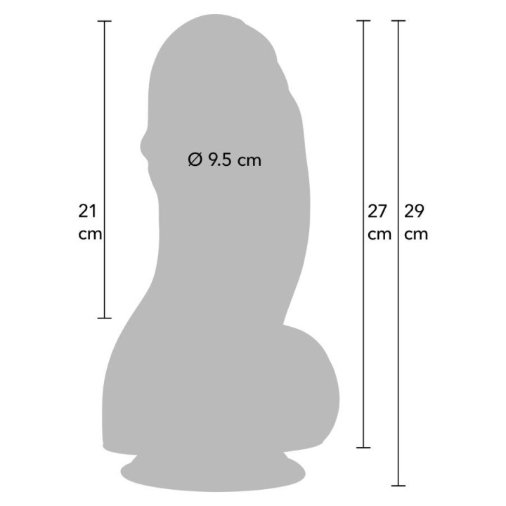 Inferno Fat Boys Dildo 27 cm von Hidden Desire
