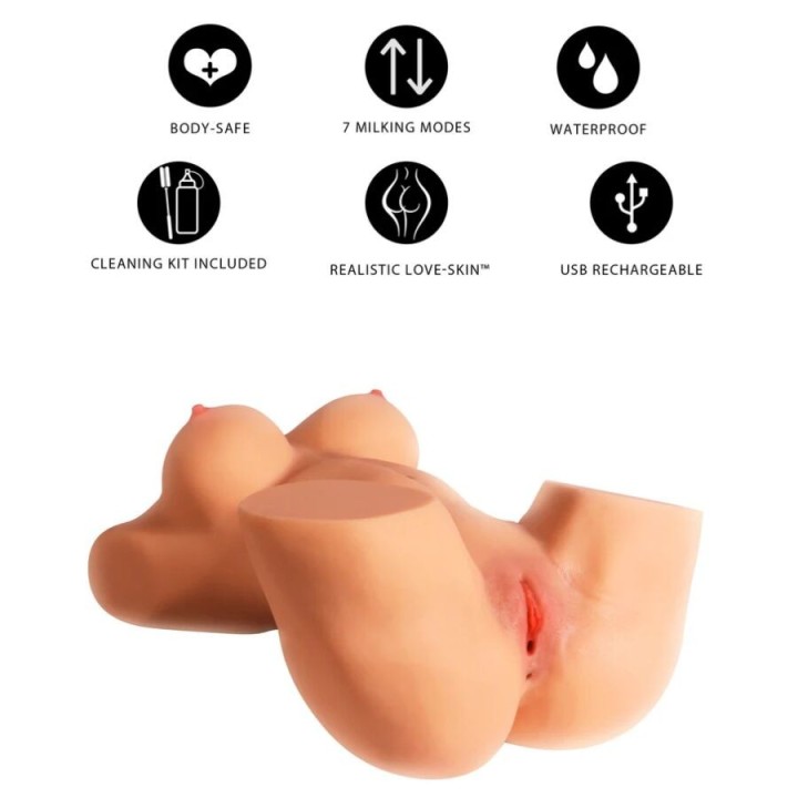 Melkende Mega-Schlampe-Torso Weiblicher Masturbator 22 Kg von Hidden Desire