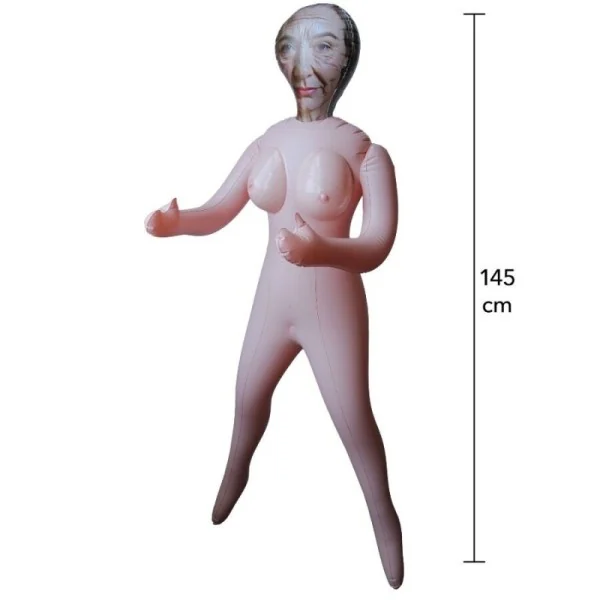 Horny Granny Geile Oma aufblasbare Puppe 145 cm von Hidden Desire