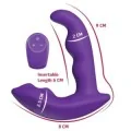 Rotierender, Vibrierender Analstimulator mit Fernbedienung – Lila von She.E.O