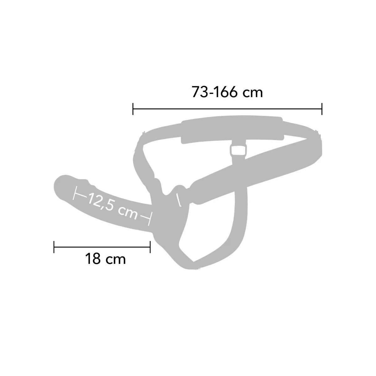 Inferno Penis-Sleeve-Strap-On-Silikon 18 cm von Hidden Desire