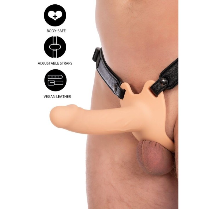 Inferno Penis-Sleeve-Strap-On-Silikon 18 cm von Hidden Desire