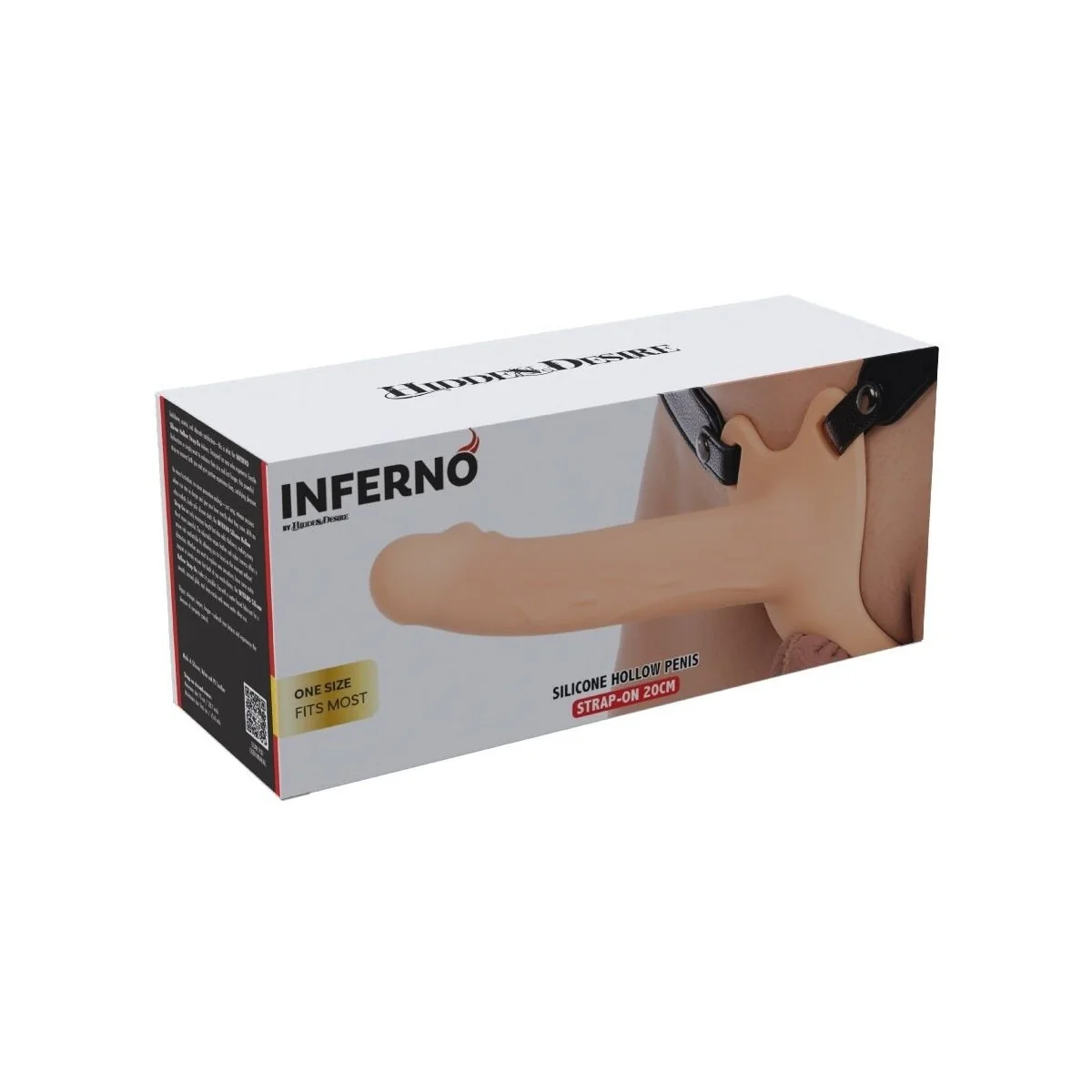 Inferno Penissleeve Strap-On 20 cm von Hidden Desire