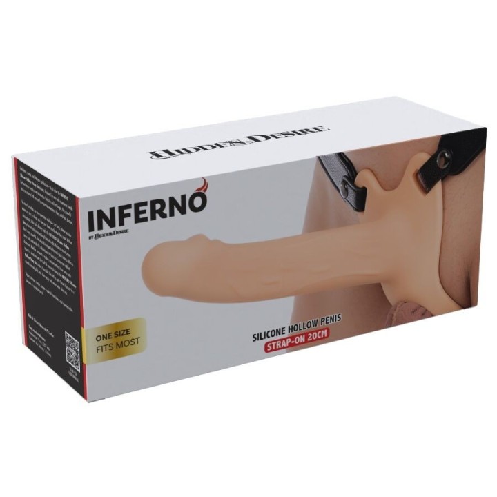 Inferno Penissleeve Strap-On 20 cm von Hidden Desire