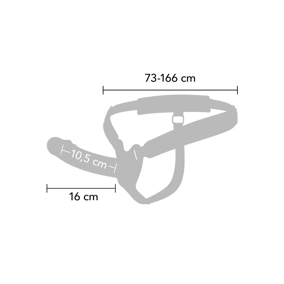 Inferno Vibrierender Penis-Sleeve Zum aufschnallen 16 cm von Hidden Desire