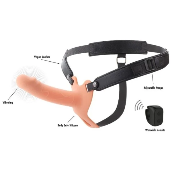 Inferno Vibrierender Penis-Sleeve Zum aufschnallen 16 cm von Hidden Desire