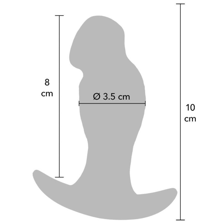 Inferno Realistischer Analsplug 10 cm von Hidden Desire