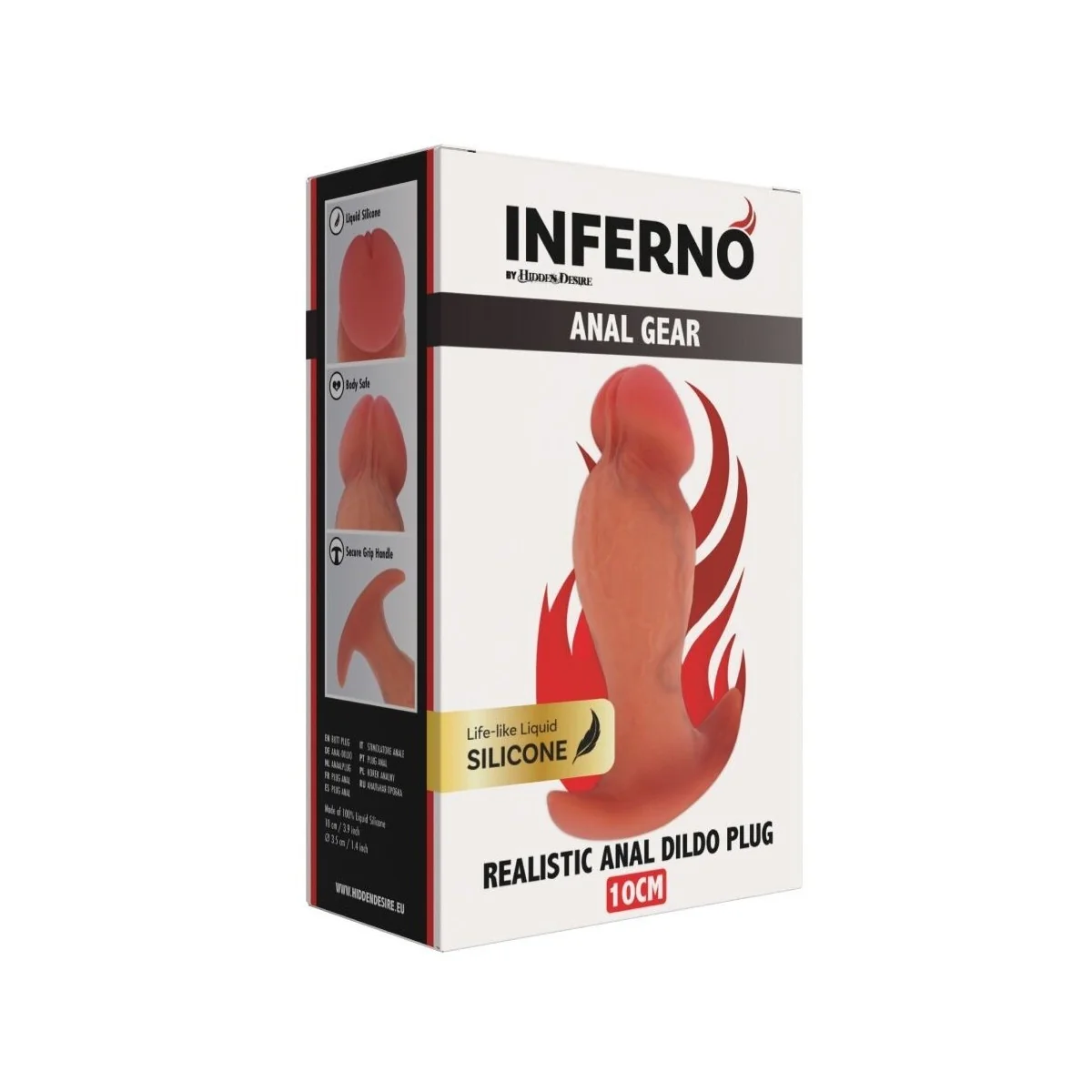 Inferno Realistischer Analsplug 10 cm von Hidden Desire