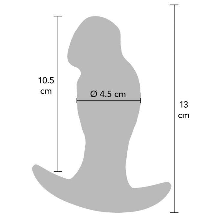 Inferno Realistischer Analsplug 13 cm von Hidden Desire