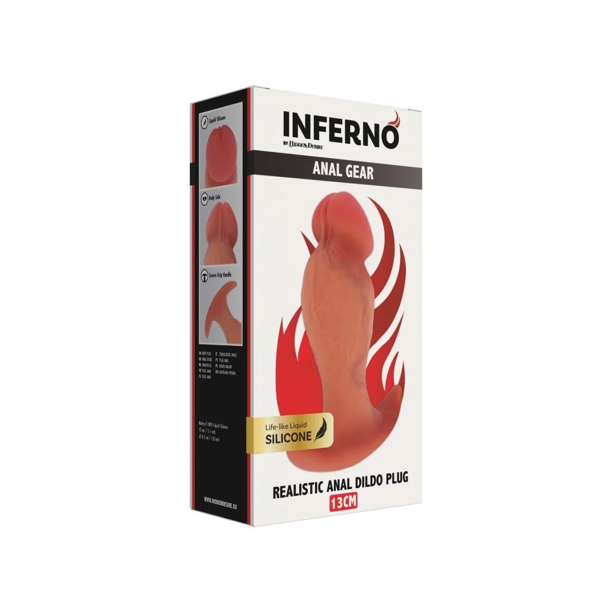Inferno Realistischer Analsplug 13 cm von Hidden Desire