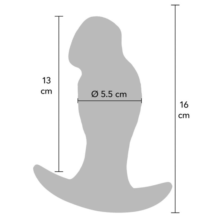 Inferno Realistischer Analsplug 16 cm von Hidden Desire