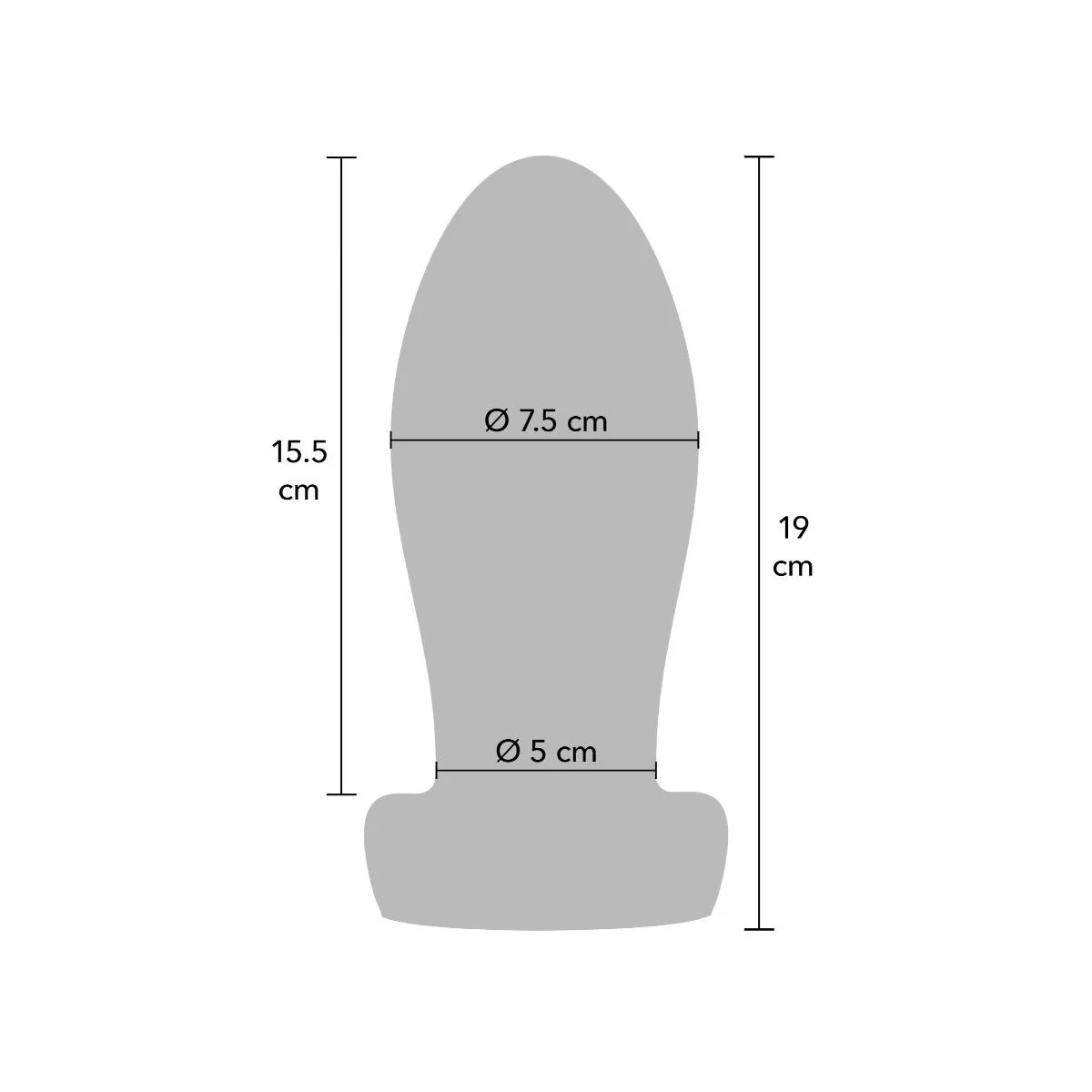 Extreme Heavy Stretcher Analplug Xl von Hidden Desire