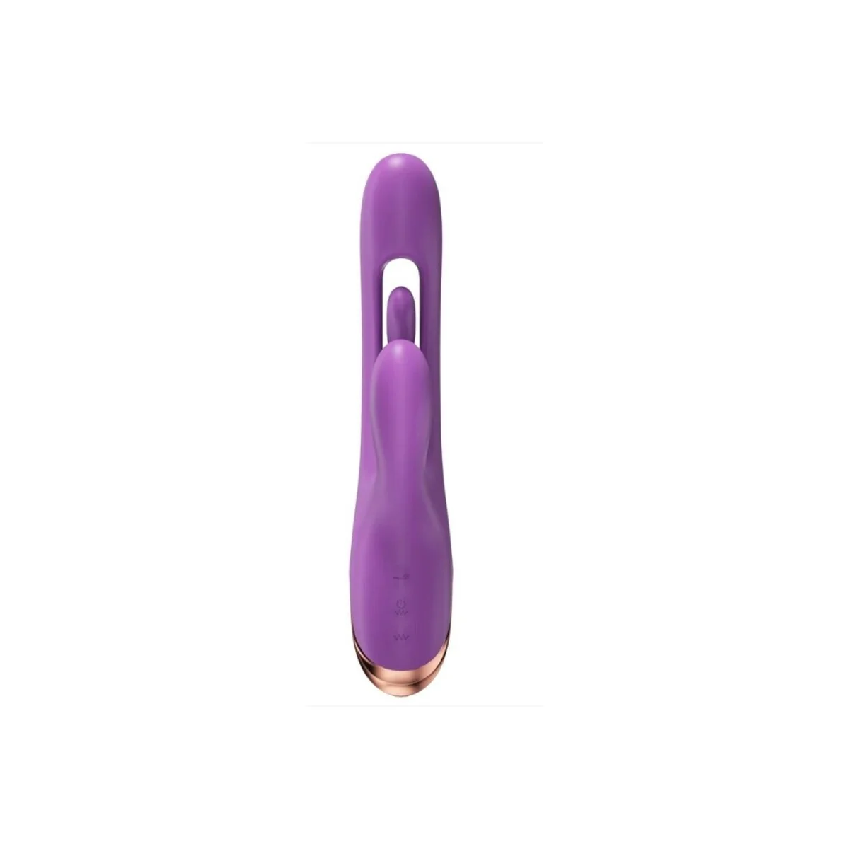 Hasen-G-Punkt-Vibrator mit Digitaler Bewegung, Lila von She.E.O