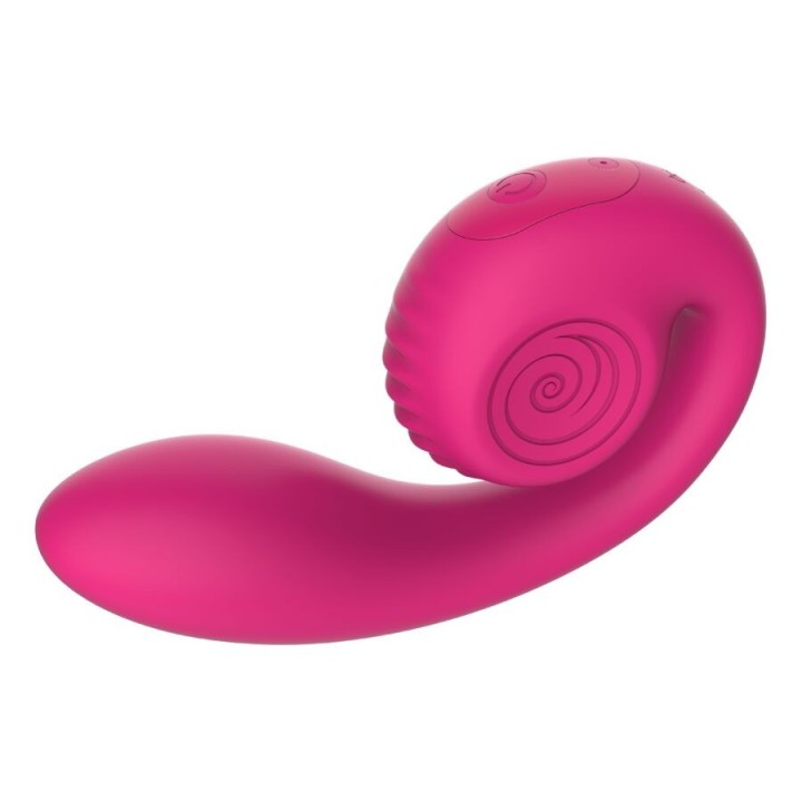 Gizi Lite Dual G-Spot & Clitoral Pink Vibrator von Snail Vibe