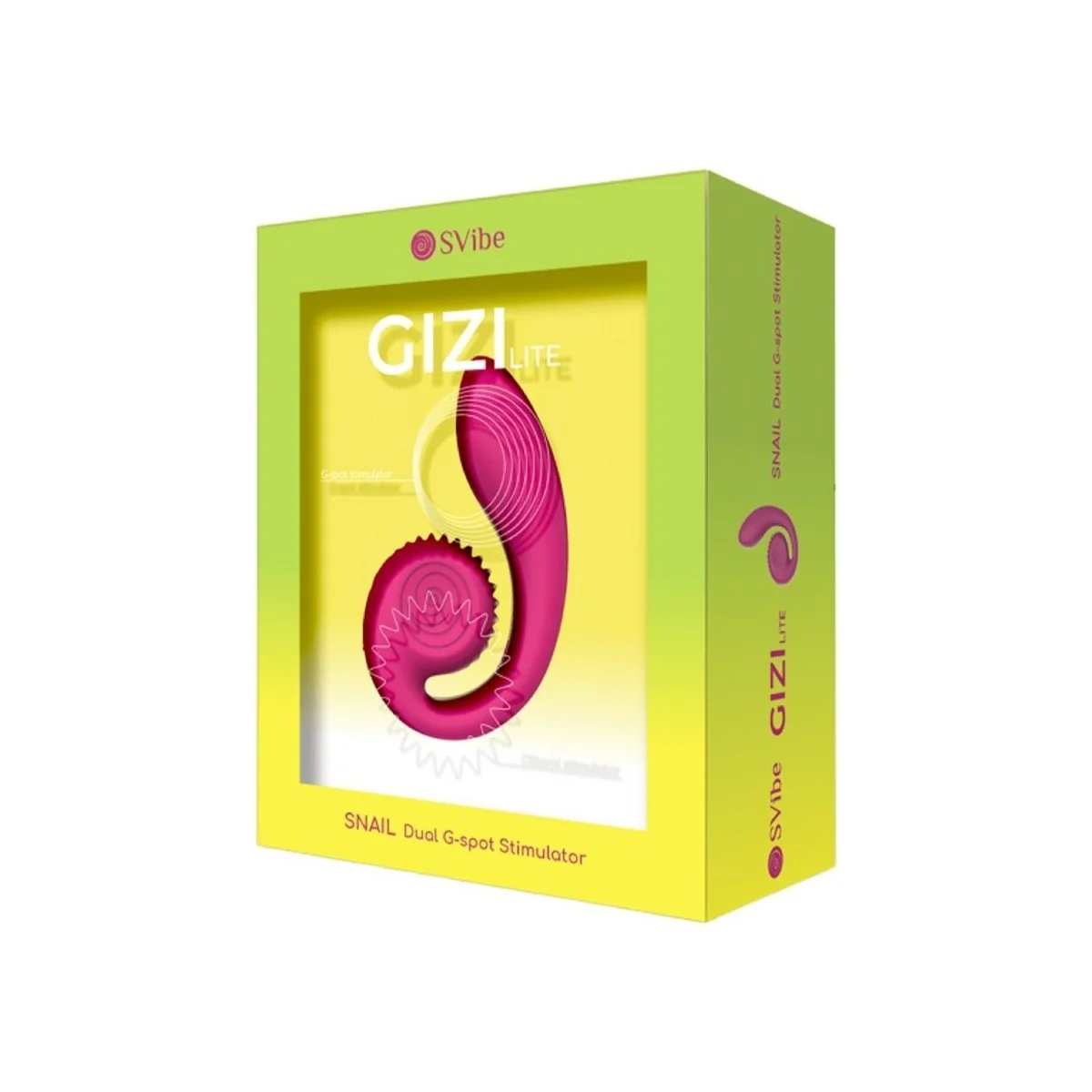 Gizi Lite Dual G-Spot & Clitoral Pink Vibrator von Snail Vibe