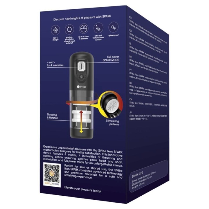 Ikon Spark Stoss- & Rotations-Masturbator von Snail Vibe
