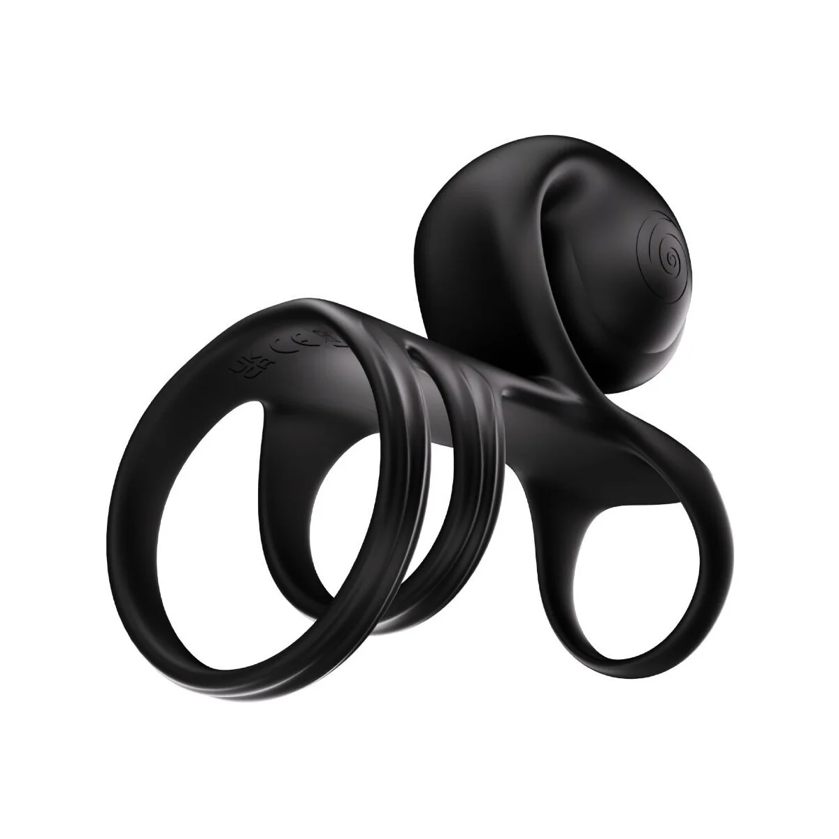 Jovi Arc Couple Ring Fernbedienung Schwarz von Snail Vibe