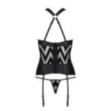 Hima Korsett & Tanga Schwarz von Passion-Exklusiv | Fesselliebe.de