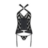 Hima Korsett & Tanga Schwarz von Passion-Exklusiv | Fesselliebe.de