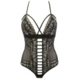 Body Schwarz V-10100 von Axami | Fesselliebe.de