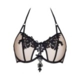BH Beige-Schwarz V-8841 von Axami | Fesselliebe.de