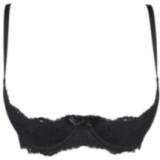 BH Schwarz mit Offenen Cups V-9811 von Axami | Fesselliebe.de