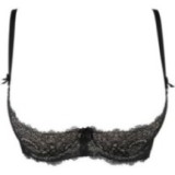 BH Schwarz mit Offenen Cups V-9841 von Axami | Fesselliebe.de