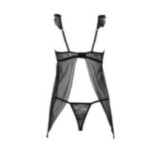 Milagros Chemise & Tanga Schwarz von Avanua | Fesselliebe.de