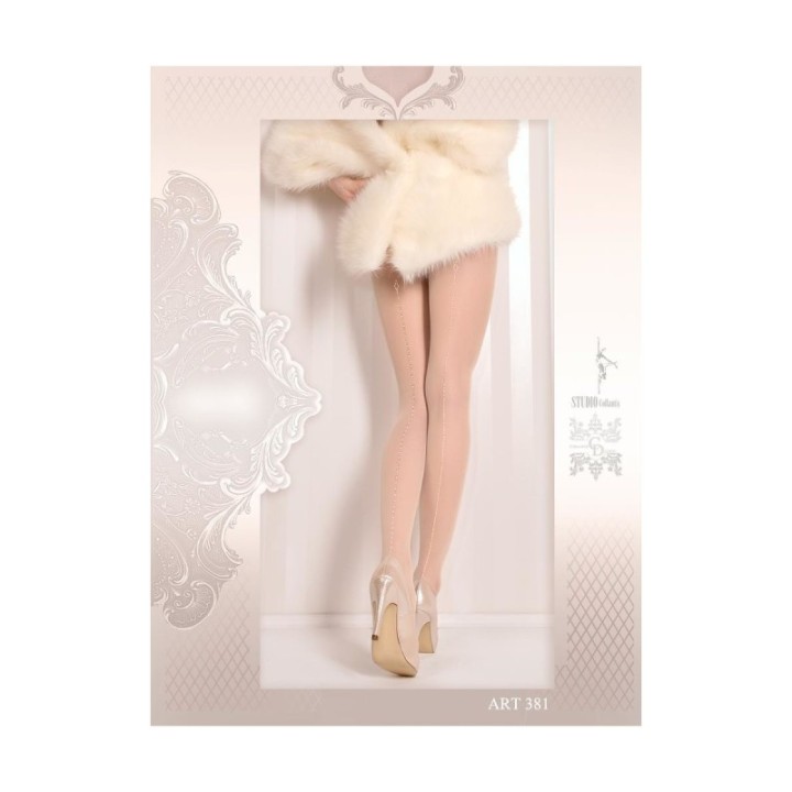 Strumpfhose Weiss 20 Den 381 von Ballerina | Fesselliebe.de