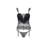Alena Korsett & Tanga Schwarz von Beauty Night Fashion | Fesselliebe.de
