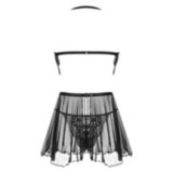 Dark Mirage Chemise & String Schwarz von Beauty Night Fashion | Fesselliebe.de