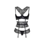Lilie 3er Set Schwarz von Beauty Night Fashion | Fesselliebe.de