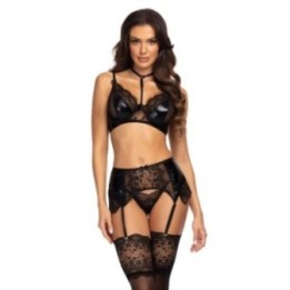 Noir Fantasy 3-Tlg. Set Schwarz von Beauty Night Fashion | Fesselliebe.de